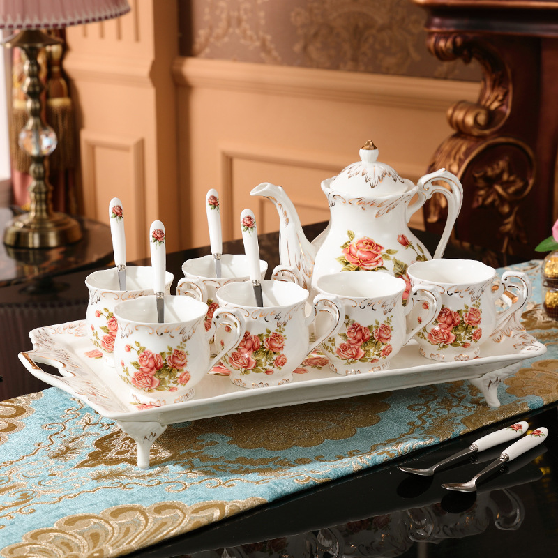Tea sets Tea Set - White porcelain - INFINITE TOMATO