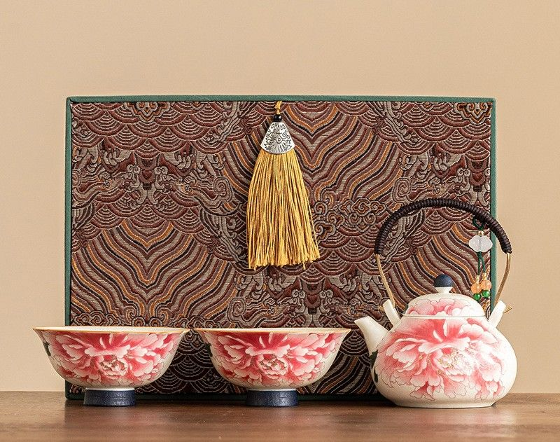 Tea sets Tea Set - White porcelain - INFINITE TOMATO