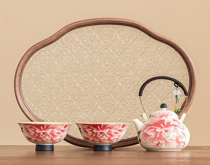 Tea sets Tea Set - White porcelain - INFINITE TOMATO