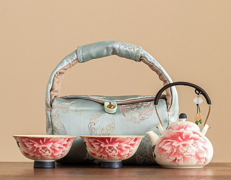 Tea sets Tea Set - White porcelain - INFINITE TOMATO