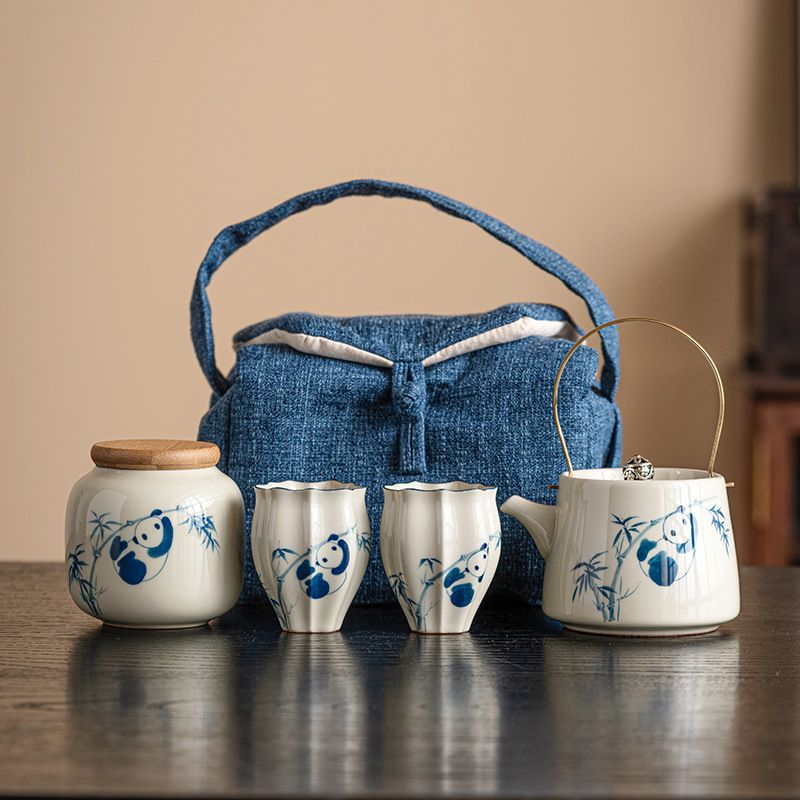 Tea sets Tea Set - White porcelain - INFINITE TOMATO
