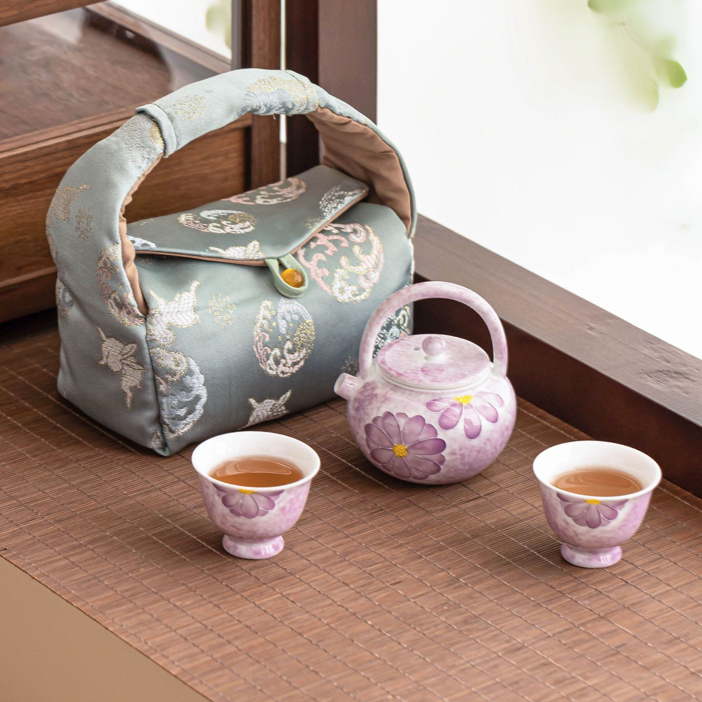 Tea sets Tea Set - White porcelain - INFINITE TOMATO