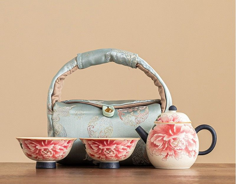 Tea sets Tea Set - White porcelain - INFINITE TOMATO