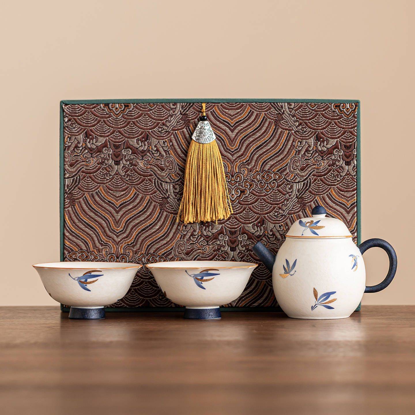 Tea sets Tea Set - White porcelain - INFINITE TOMATO