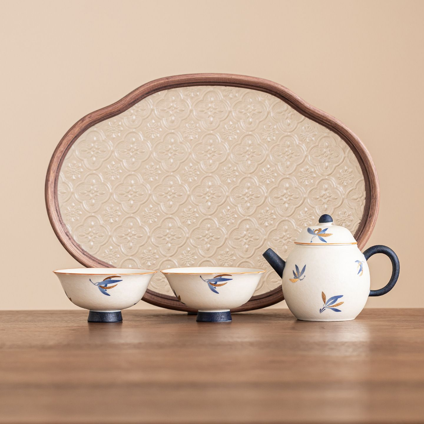 Tea sets Tea Set - White porcelain - INFINITE TOMATO