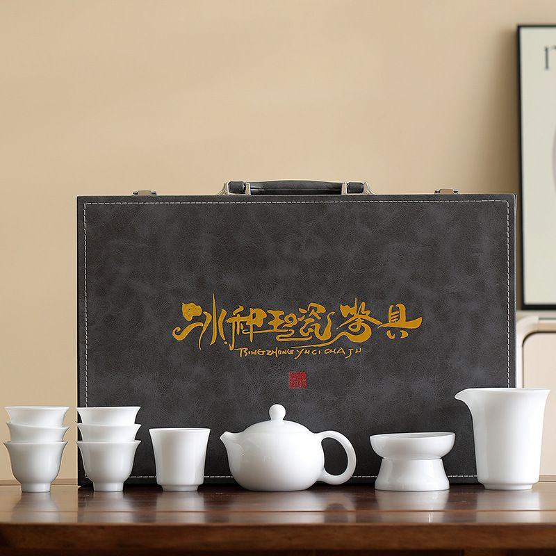 Tea sets Tea Set - White porcelain - INFINITE TOMATO