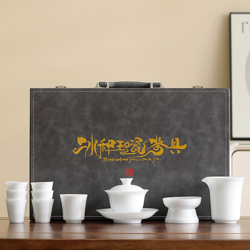 Tea sets Tea Set - White porcelain - INFINITE TOMATO