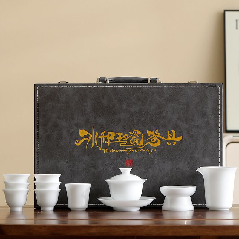 Tea sets Tea Set - White porcelain - INFINITE TOMATO