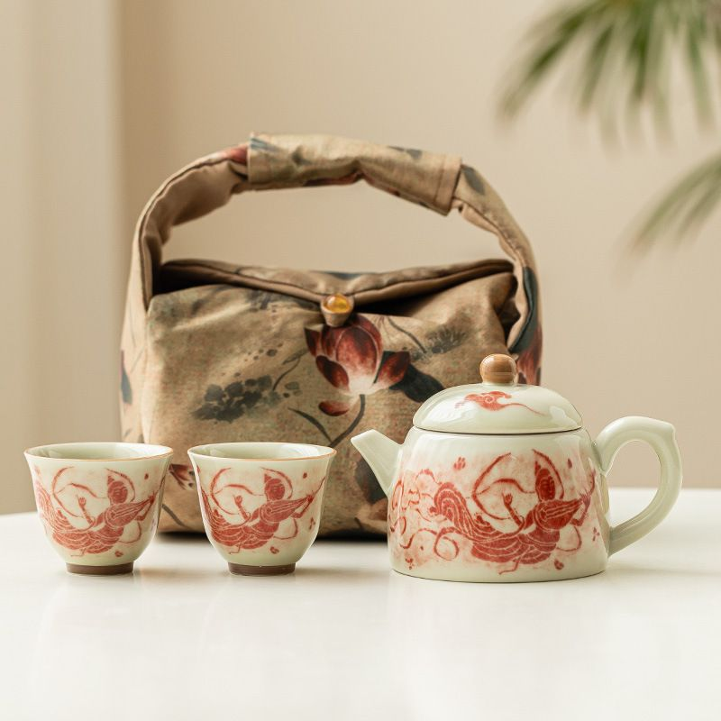 Tea sets Tea Set - White porcelain - INFINITE TOMATO