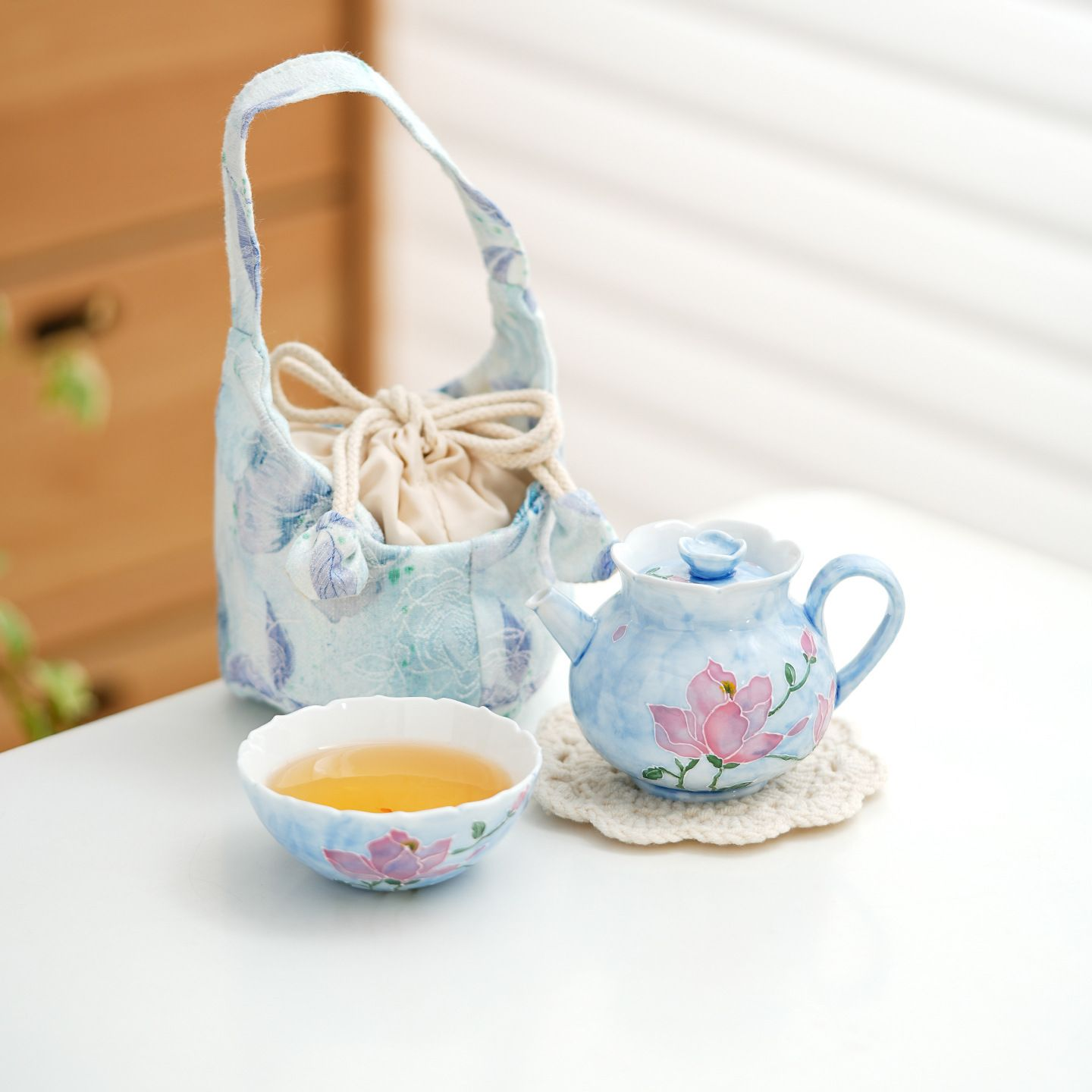 Tea sets Tea Set - White porcelain - INFINITE TOMATO