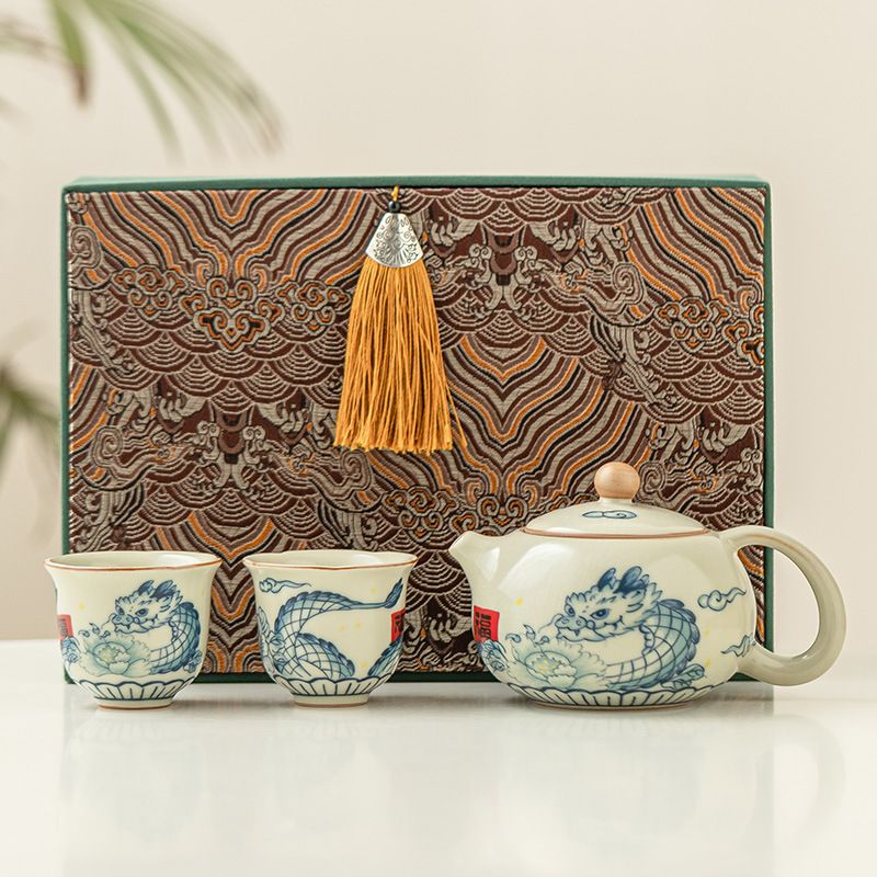 Tea sets Tea Set - White porcelain - INFINITE TOMATO