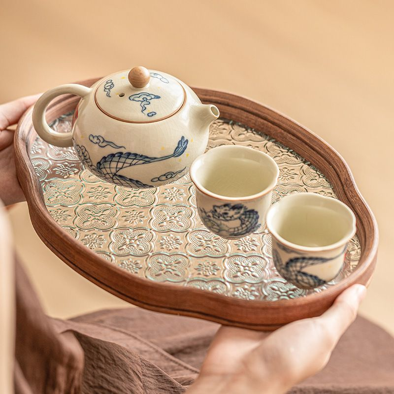 Tea sets Tea Set - White porcelain - INFINITE TOMATO