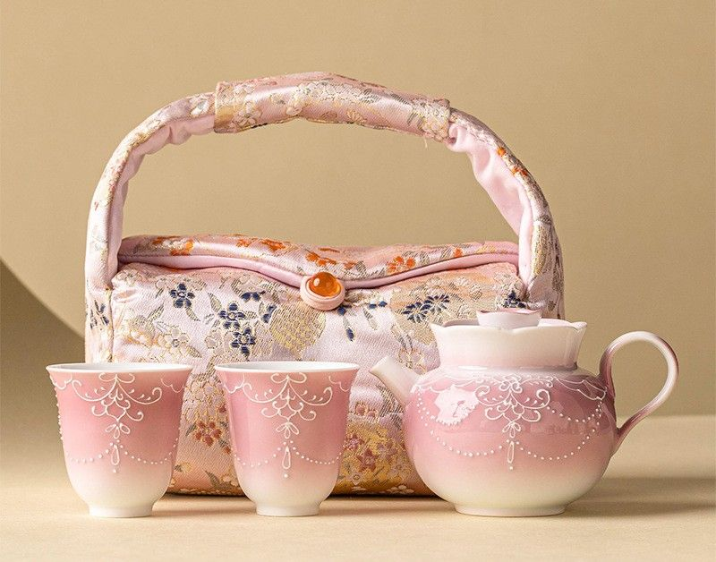Tea sets Tea Set - White porcelain - INFINITE TOMATO