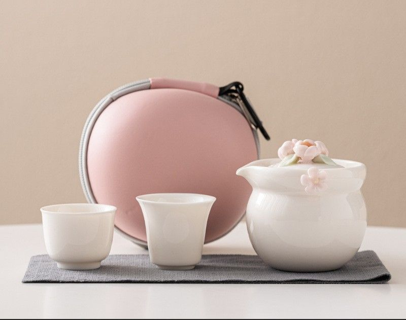 Tea sets Tea Set - White porcelain - INFINITE TOMATO