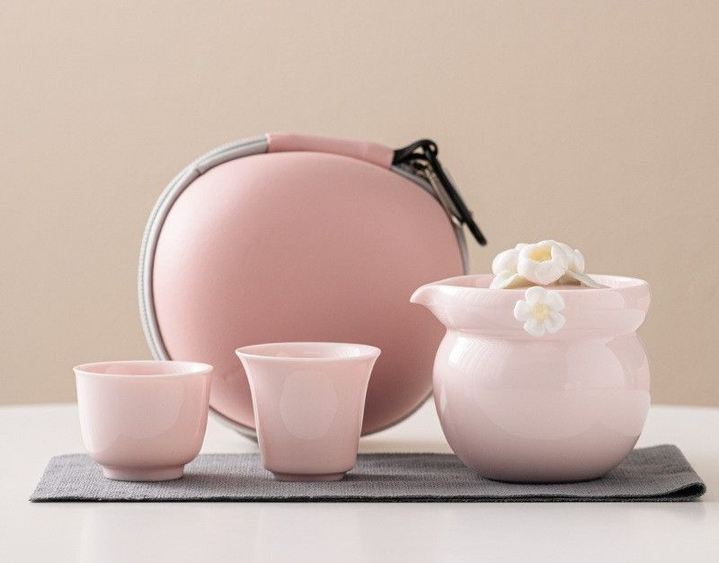 Tea sets Tea Set - White porcelain - INFINITE TOMATO