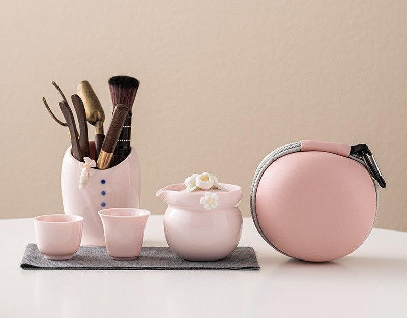 Tea sets Tea Set - White porcelain - INFINITE TOMATO