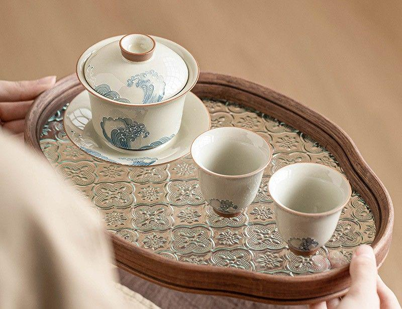 Tea sets Tea Set - White porcelain - INFINITE TOMATO