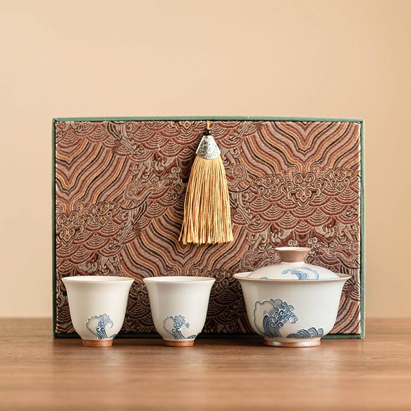 Tea sets Tea Set - White porcelain - INFINITE TOMATO